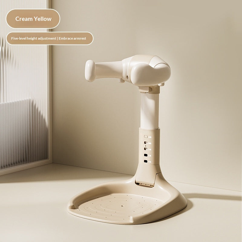 Baby Standing Bath Stand No Assembly Required Adjustable Childrens Non-slip Seat For Home Use