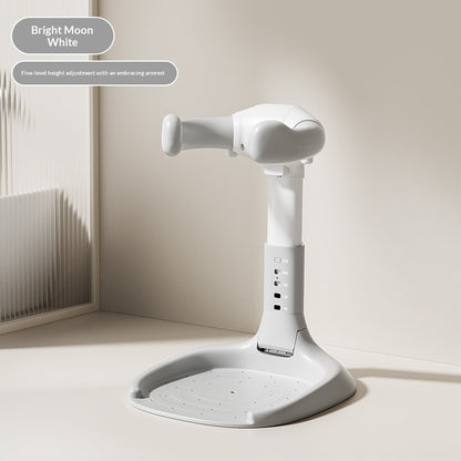 Baby Standing Bath Stand No Assembly Required Adjustable Childrens Non-slip Seat For Home Use