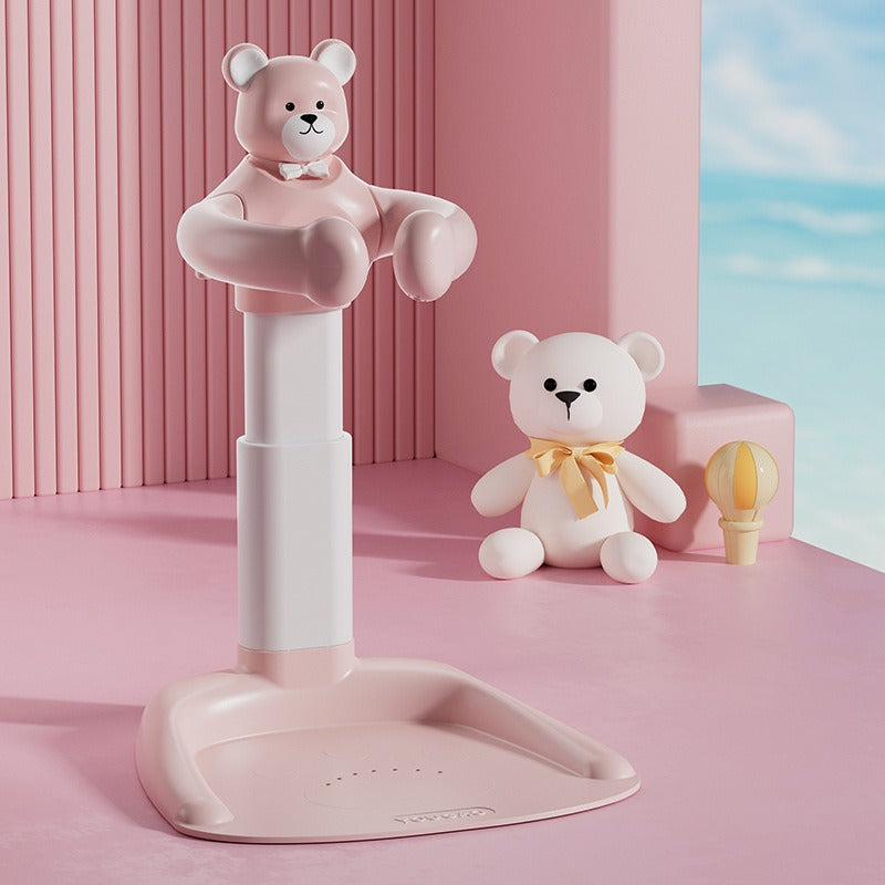 Baby Standing Bath Stand No Assembly Required Adjustable Childrens Non-slip Seat For Home Use
